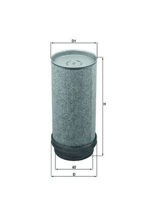 El filtro de aire Mahle Original LXS282 precio, desde 59,58 EUR